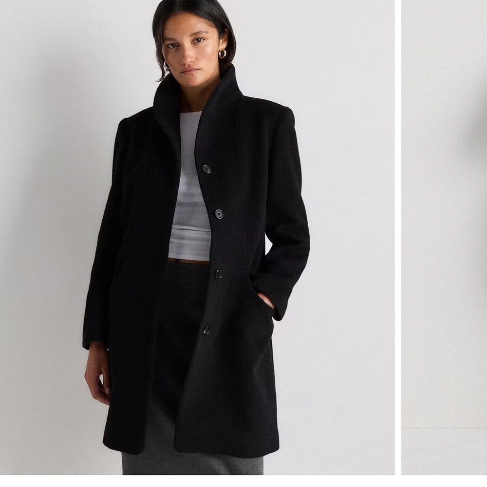Quince Wool Cashmere Cocoon Coat